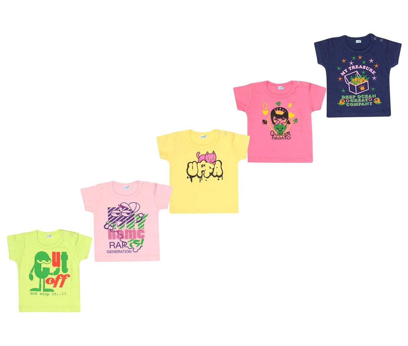     			Dongli Pack of 1 Boys Cotton T-Shirt ( Multi Color )