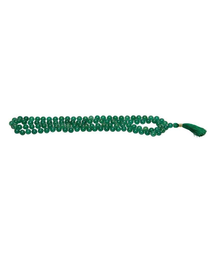     			Queen Collection Green Jade Mala Removes Mental And Skin Problem
