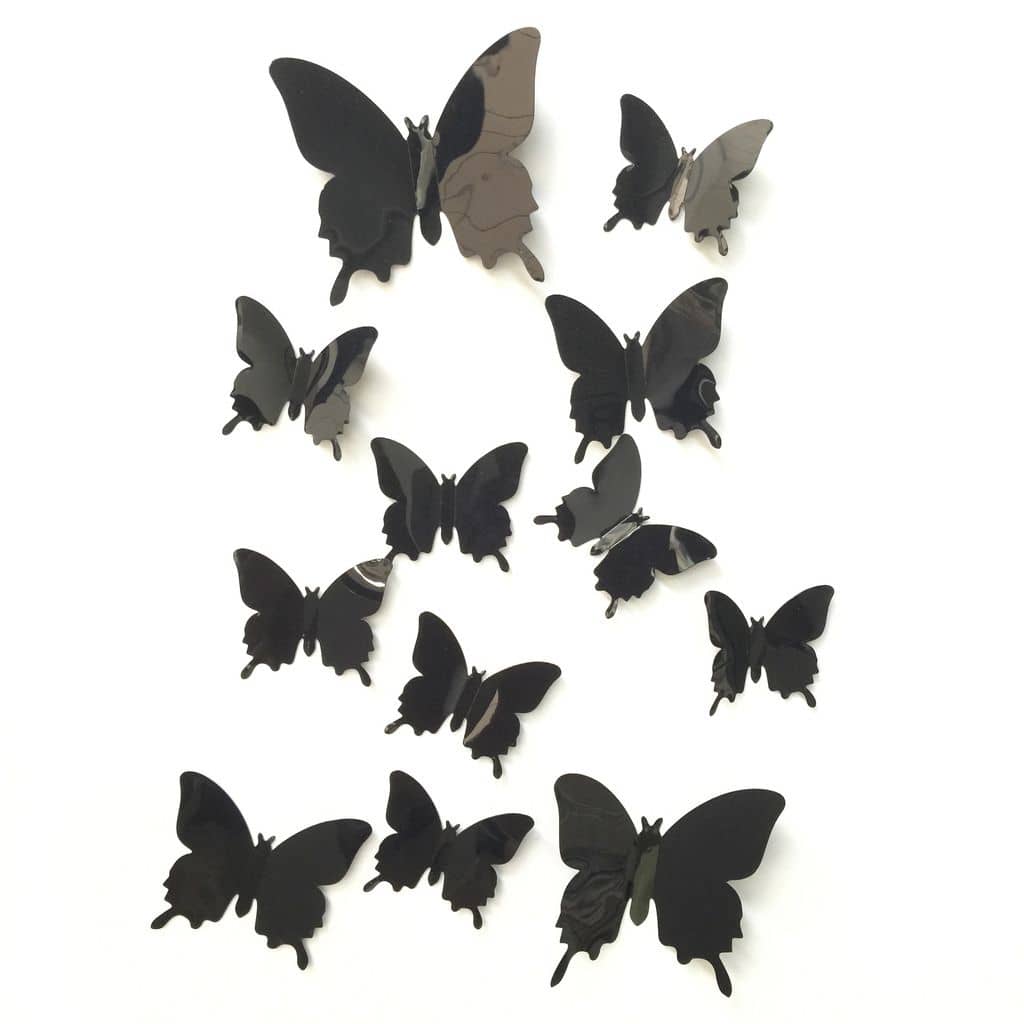 Jaamso Royals 3D Butterflies Nature Nature PVC 3D Sticker