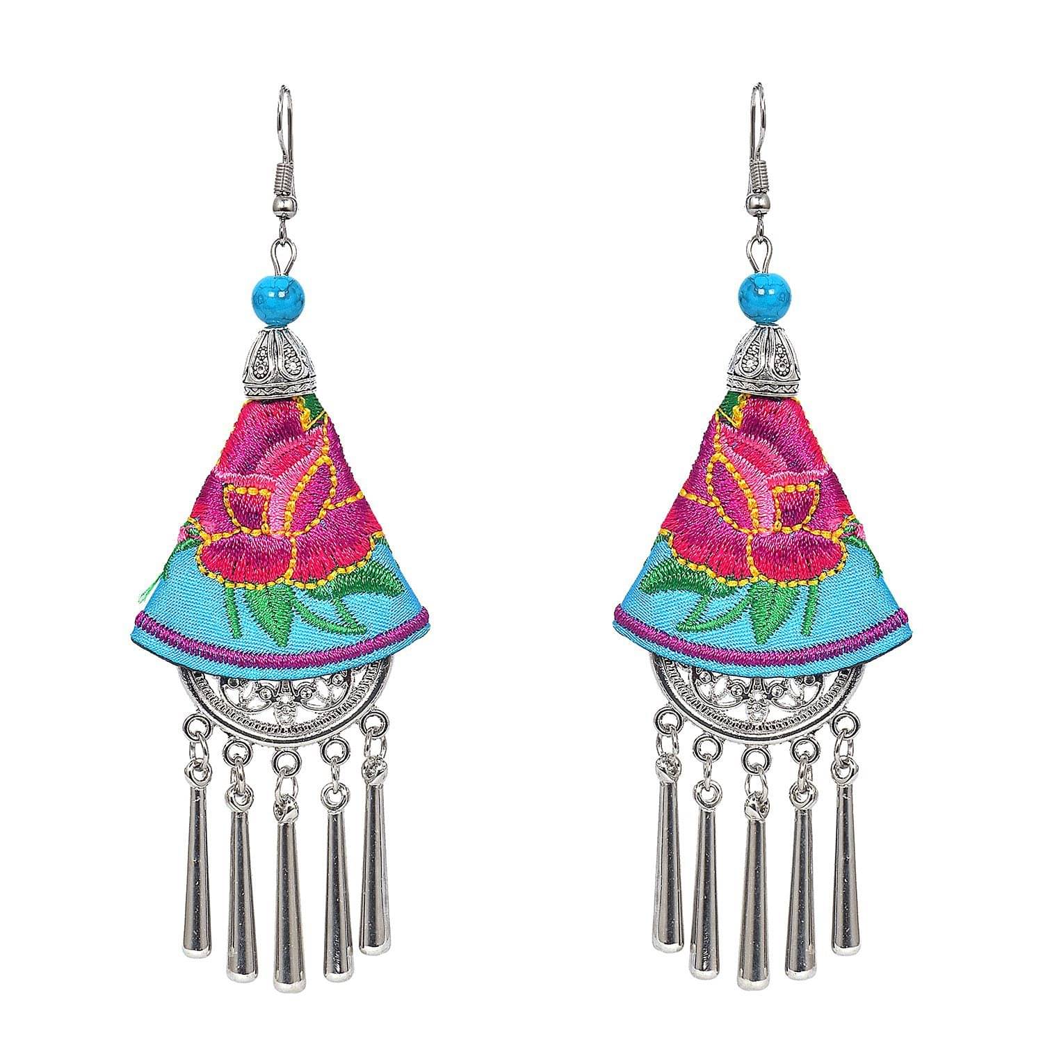     			Asmitta Fine Handcraft Silver Plated Earrings For Women