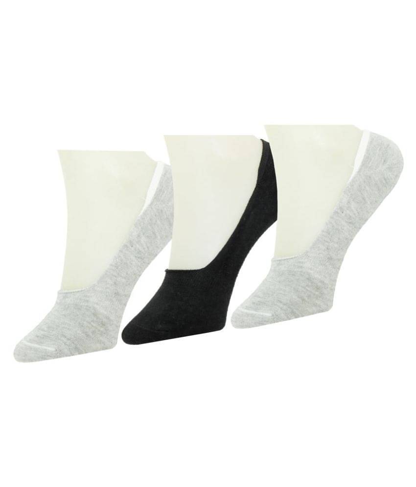     			Tahiro Gray Casual No Show Socks