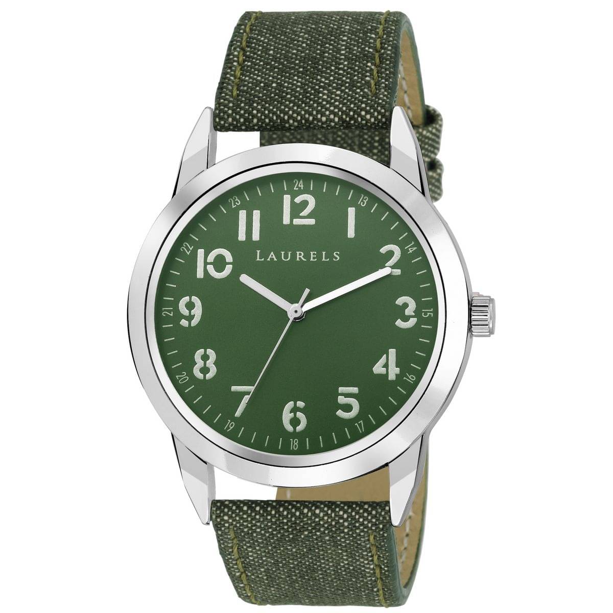     			Laurels Green Color Analog Men's Watch With Strap:  LWM-DNM-040407
