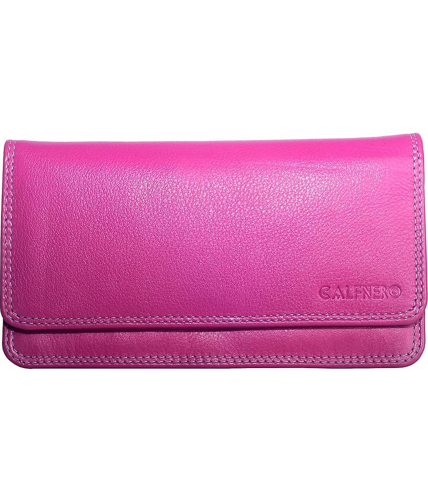 Calfnero Pink Wallet - Handbags | Buy online on ZillyBuy