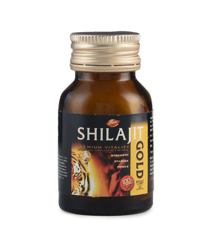 Ayurveda Cure Dabur Shilajit Gold (20x3=60 Caps) Capsule 20 no.s Pack of 3     			Ayurveda Cure Dabur Shilajit Gold (20x3=60 Caps) Capsule 20 no.s Pack of 3