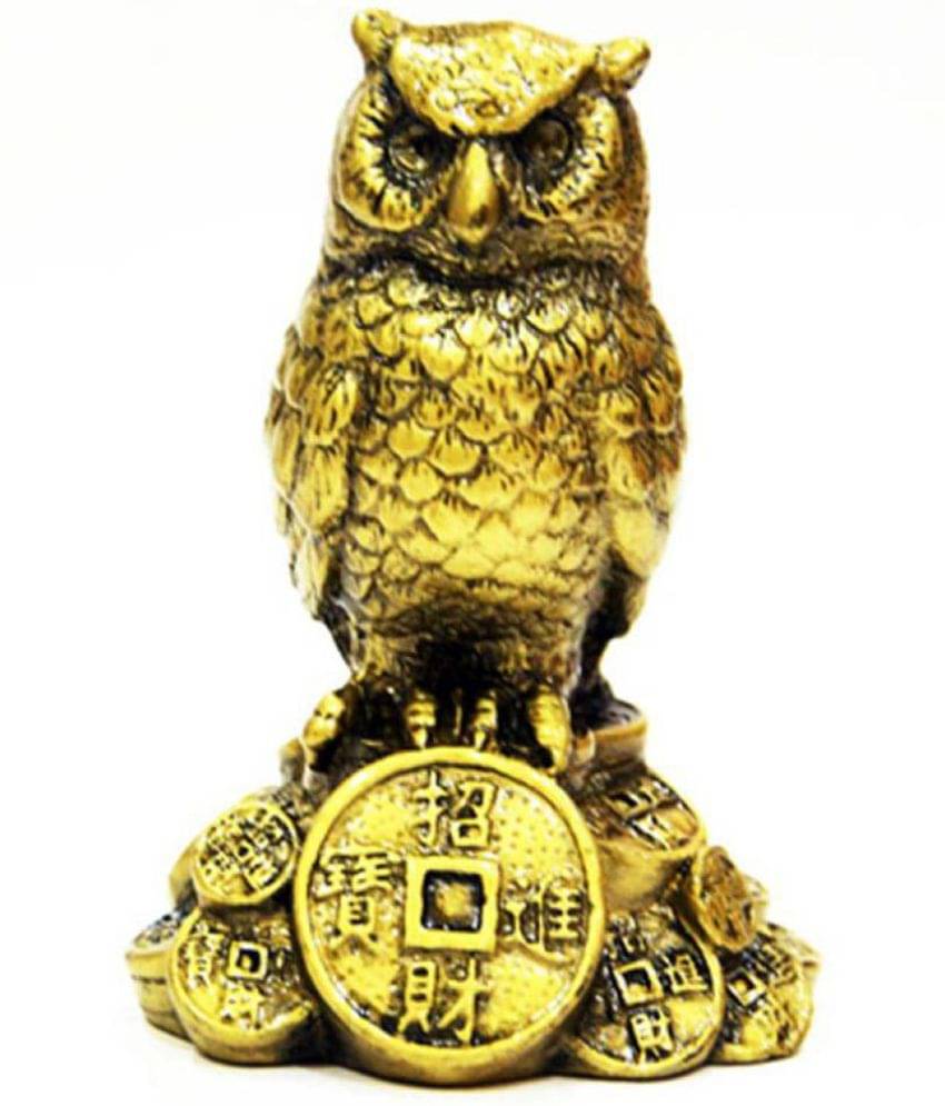     			King Collection Yellow Feng Shui Owl A Symbol Of Wisdom And Protection From Evil