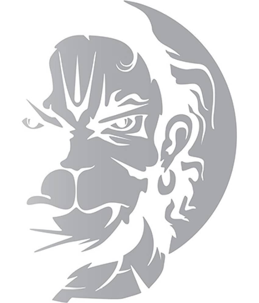 WallDesign Decals & Stickers In Car Sticker Silver