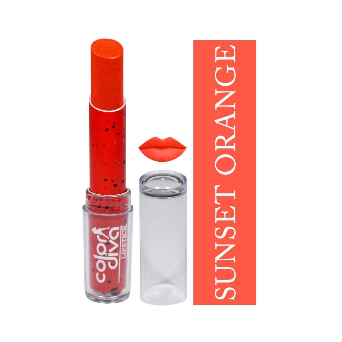     			Color Diva Love Collection Lipstick Sunset Orange 4.5 gm