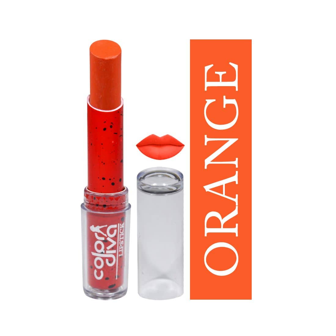 Color Diva Love Collection Lipstick Orange 4.5 gm