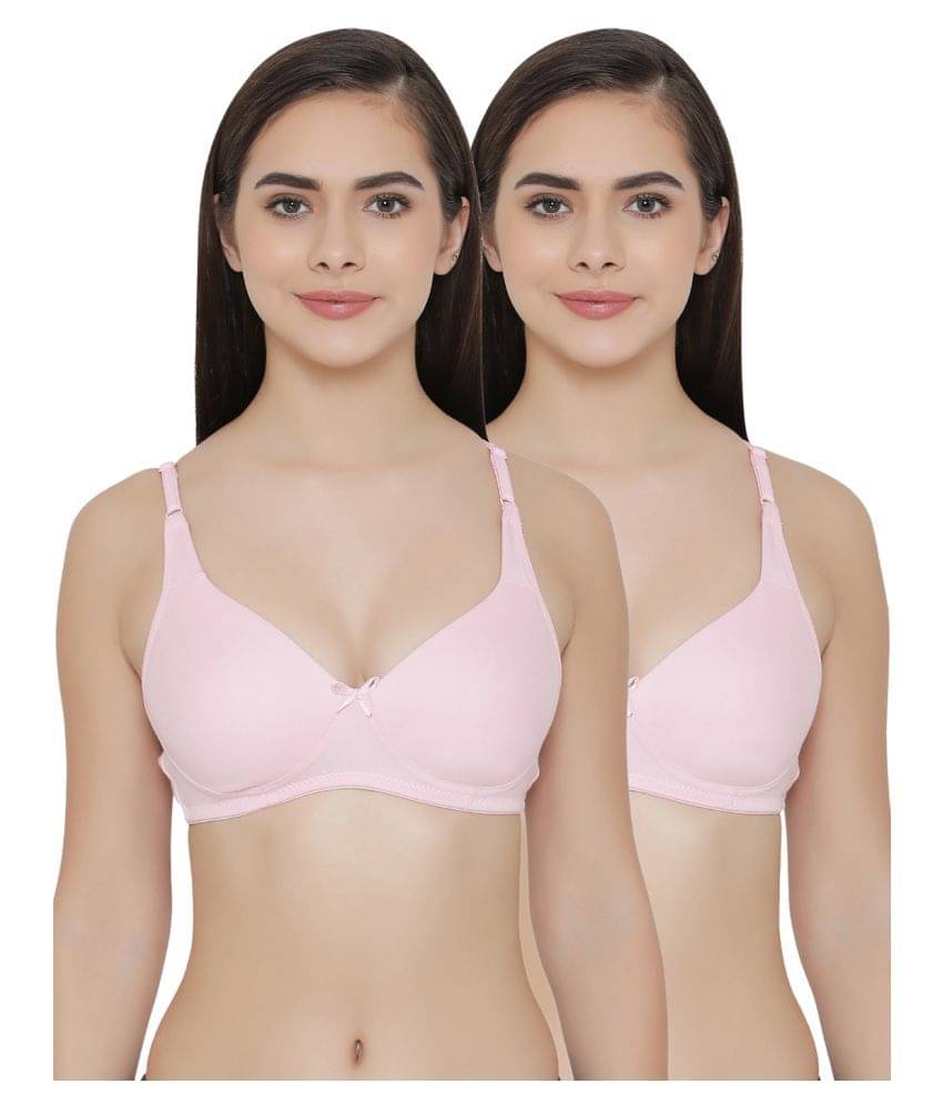     			Clovia Poly Cotton T-Shirt Bra - Multi Color