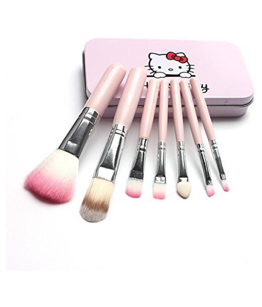 FOK Makeup Brush With a Storage Box Wet & Dry Products 7 no.s     			FOK Makeup Brush With a Storage Box Wet & Dry Products 7 no.s