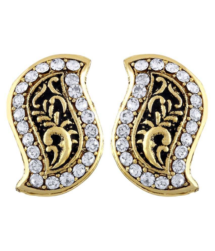     			Asmitta Enchanting Gold Plated Stud Earring For Women