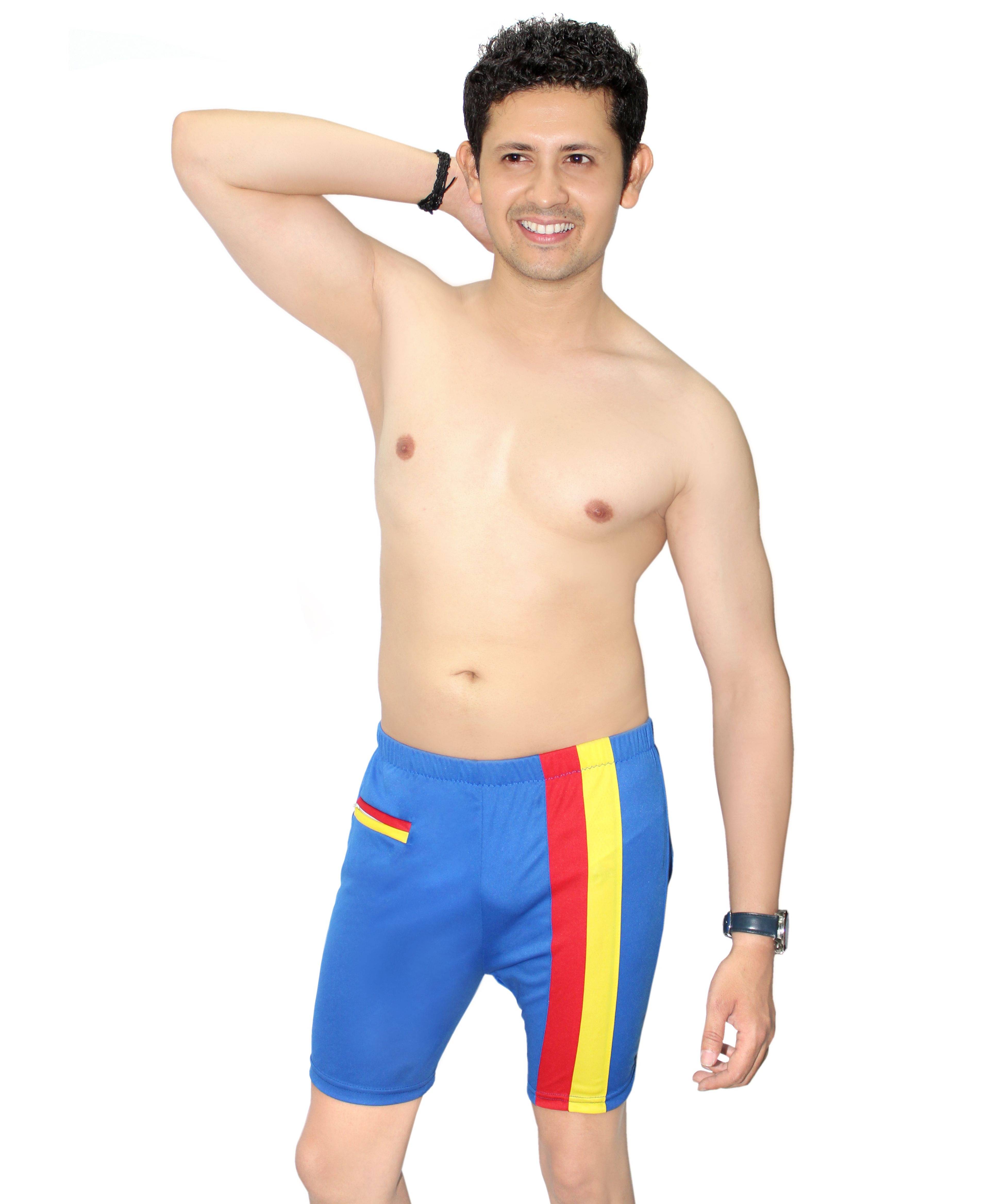     			Goodluck Blue Polyester Trunk