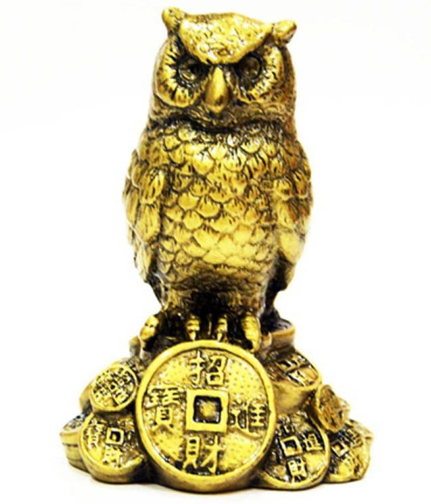     			King Collection Yellow Feng Shui Owl A Symbol Of Wisdom And Protection From Evil