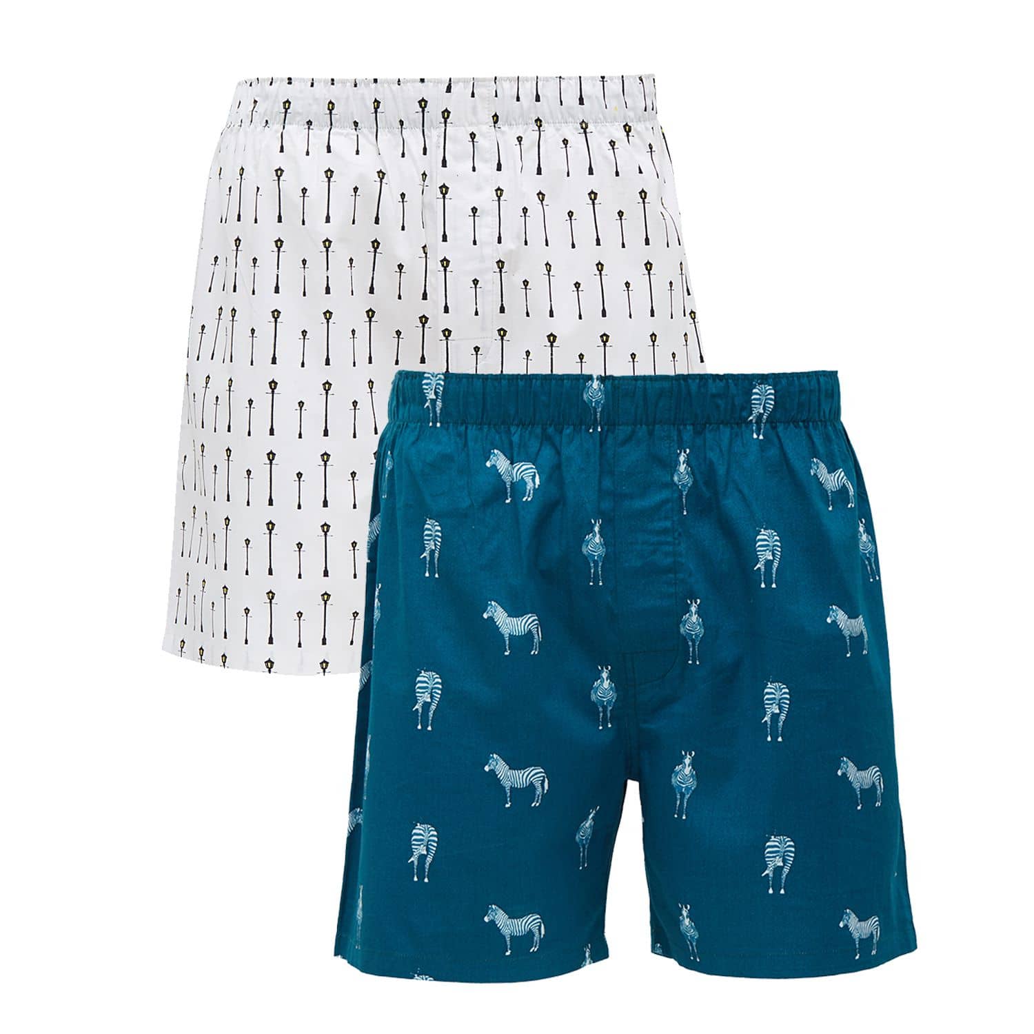 XYXX Pack of 2 Cotton Boxers For Men's ( Multi )