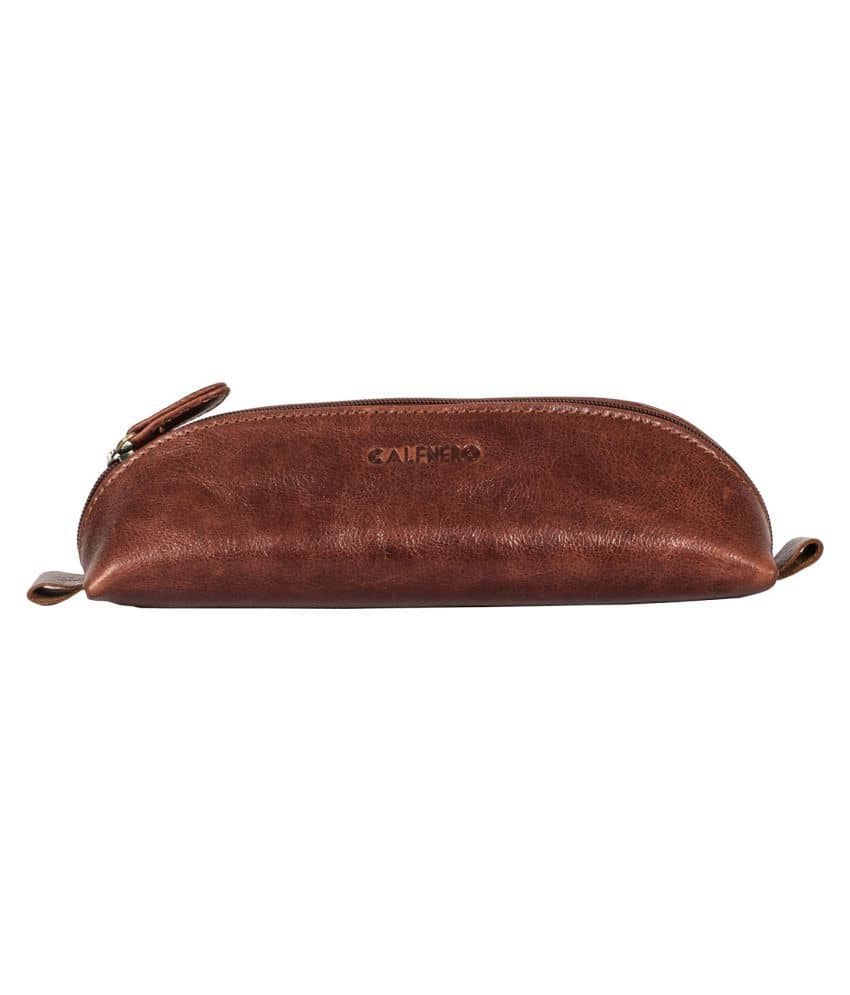 Calfnero Genuine Leather Pen Case