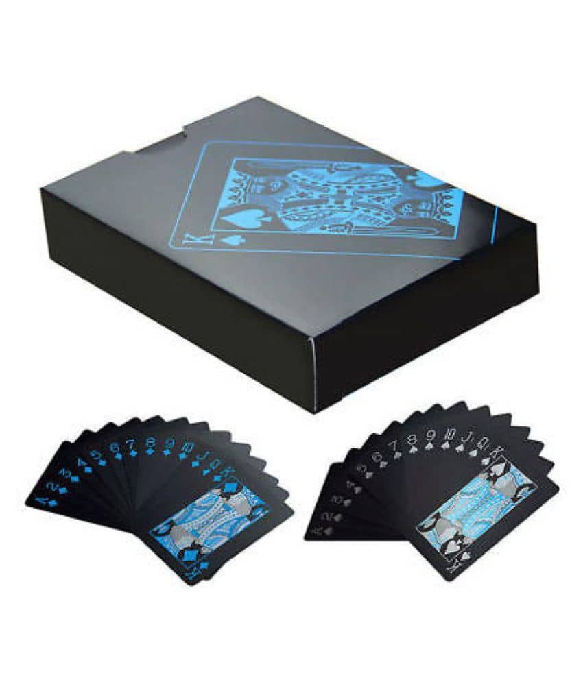 Lucky Traders Black Plastic Playing Cards - Sports and Fitness Equipment | Buy online on ZillyBuy