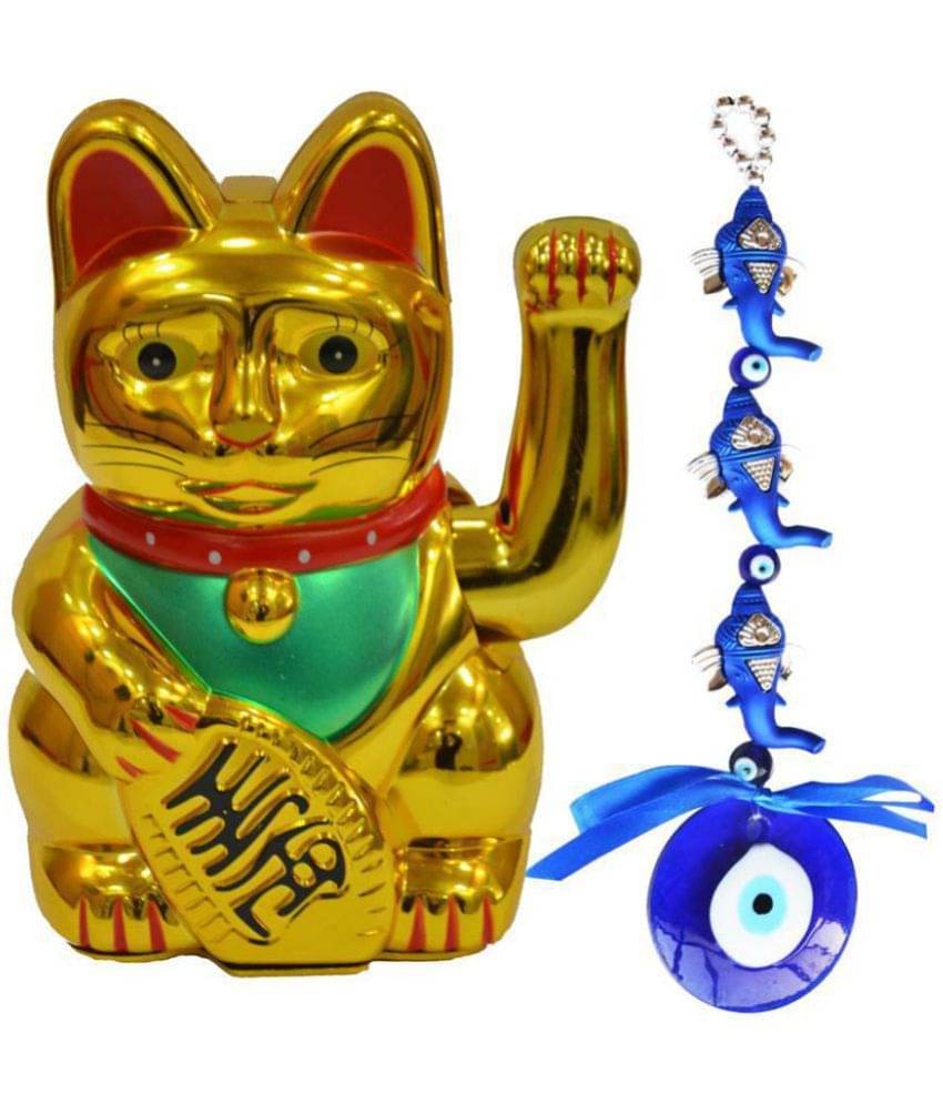     			King Collection Evil Eye with Welcome Cat