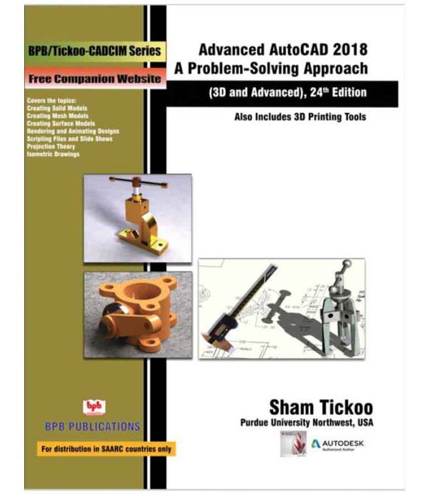     			Advanced Autocad 2018 -3D And Advance 