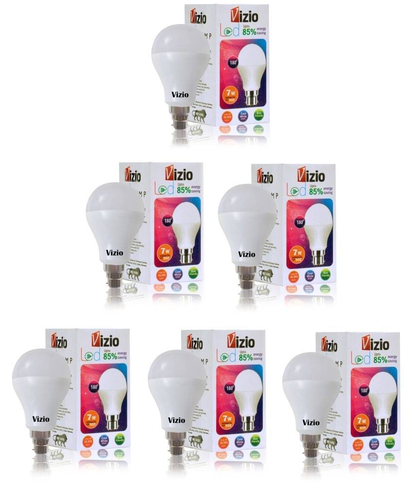 Vizio 7W LED Bulbs Natural White - Pack of 6     			Vizio 7W LED Bulbs Natural White - Pack of 6