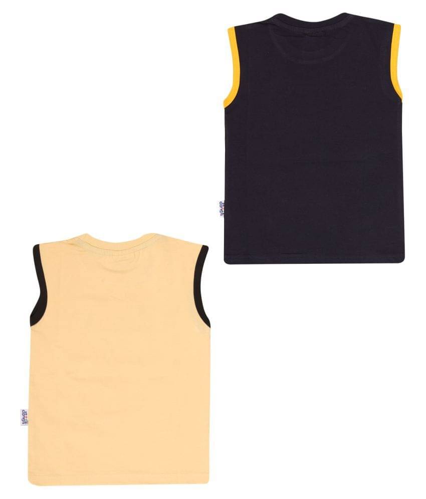     			Dongli Pack of 2 Baby Boys 100% Cotton Top & Shorts ( Multi )