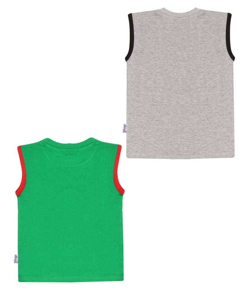     			Dongli Pack of 2 Baby Boys 100% Cotton Top & Shorts ( Multi )