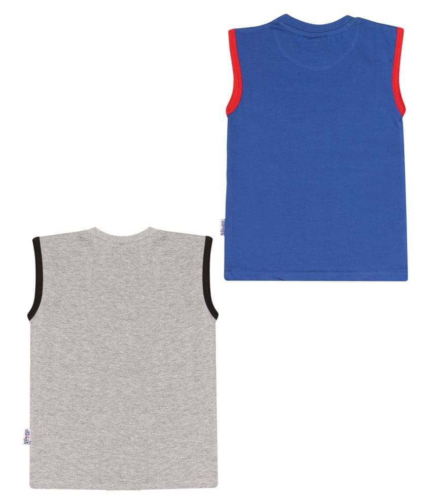     			Dongli Pack of 2 Baby Boys 100% Cotton Top & Shorts ( Multi )