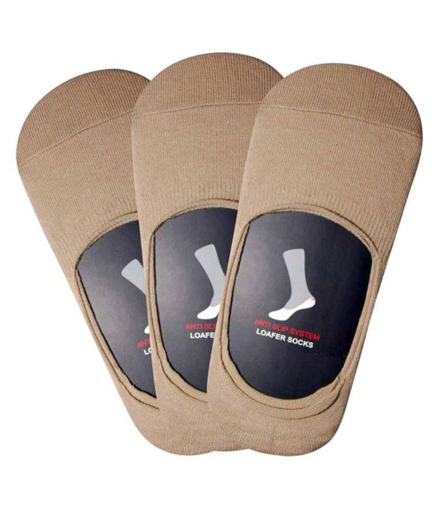     			Tahiro Beige Casual No Show Socks