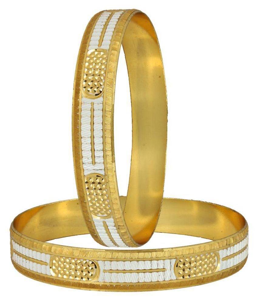 The Jewelbox Golden Bangle - Set of 2 The Jewelbox Golden Bangle - Set of 2