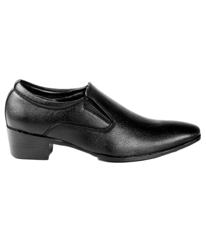 BXXY Office Artificial Leather Black Formal Shoes BXXY Office Artificial Leather Black Formal Shoes