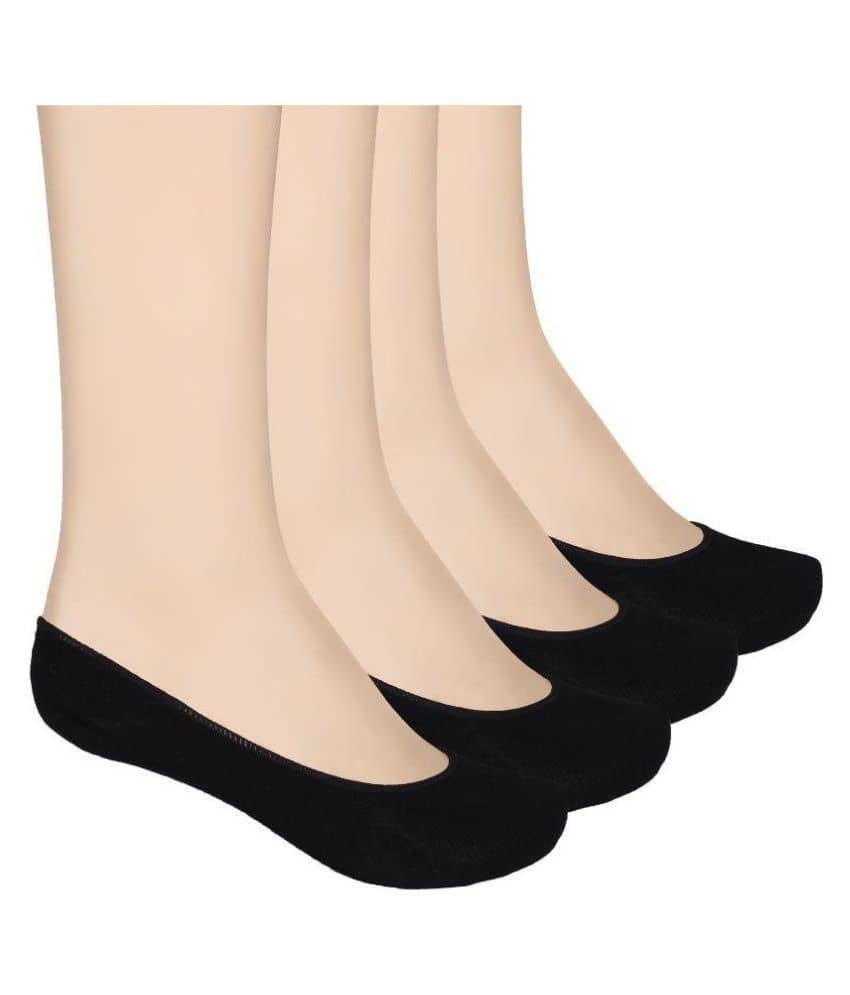 Tahiro Black Cotton Socks - Pack of 4 - Socks | Buy online on ZillyBuy