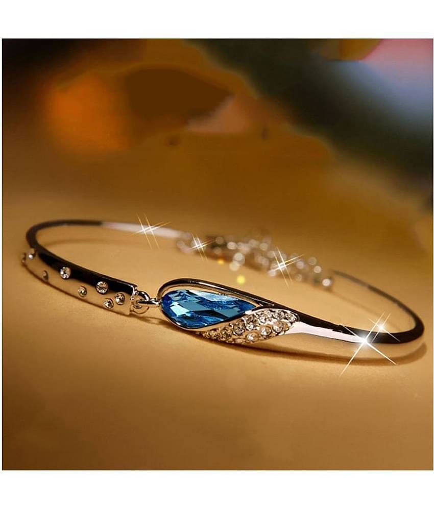 Youbella Blue Alloy Bracelet