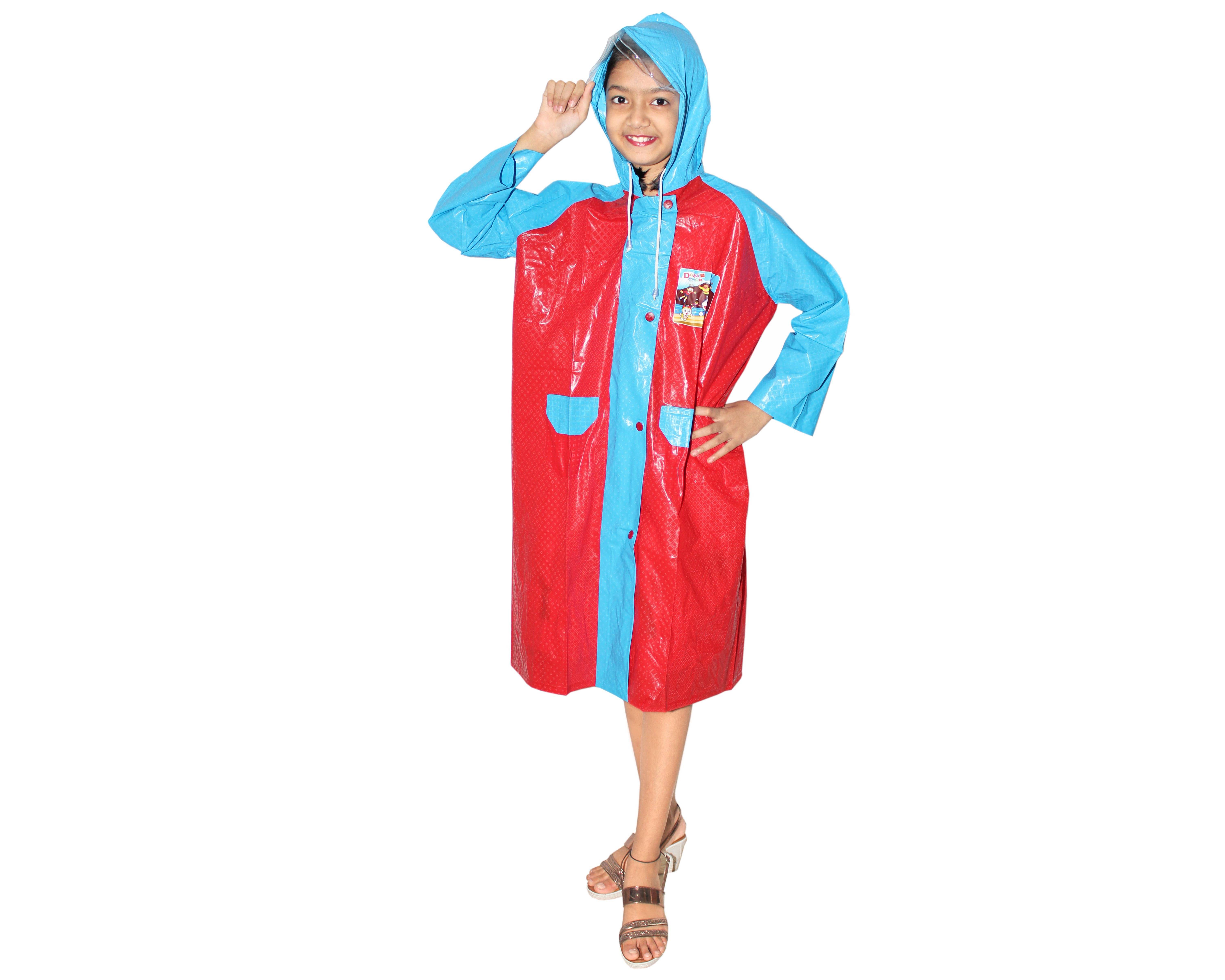     			Goodluck PVC Girls Raincoat Full Sleeve
