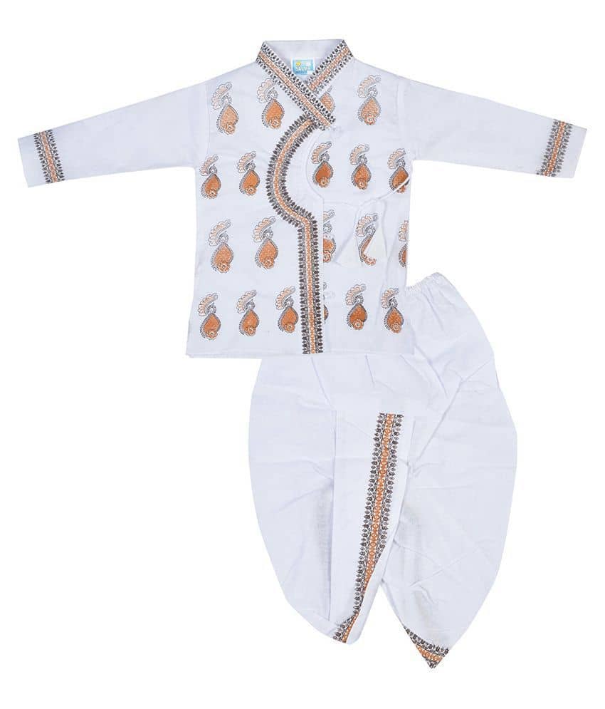 Disha Baby Boys Cotton Kurta Sets ( Pack of 1 , Yellow ) - Kurtas & Kurta Sets | Buy online on ZillyBuy