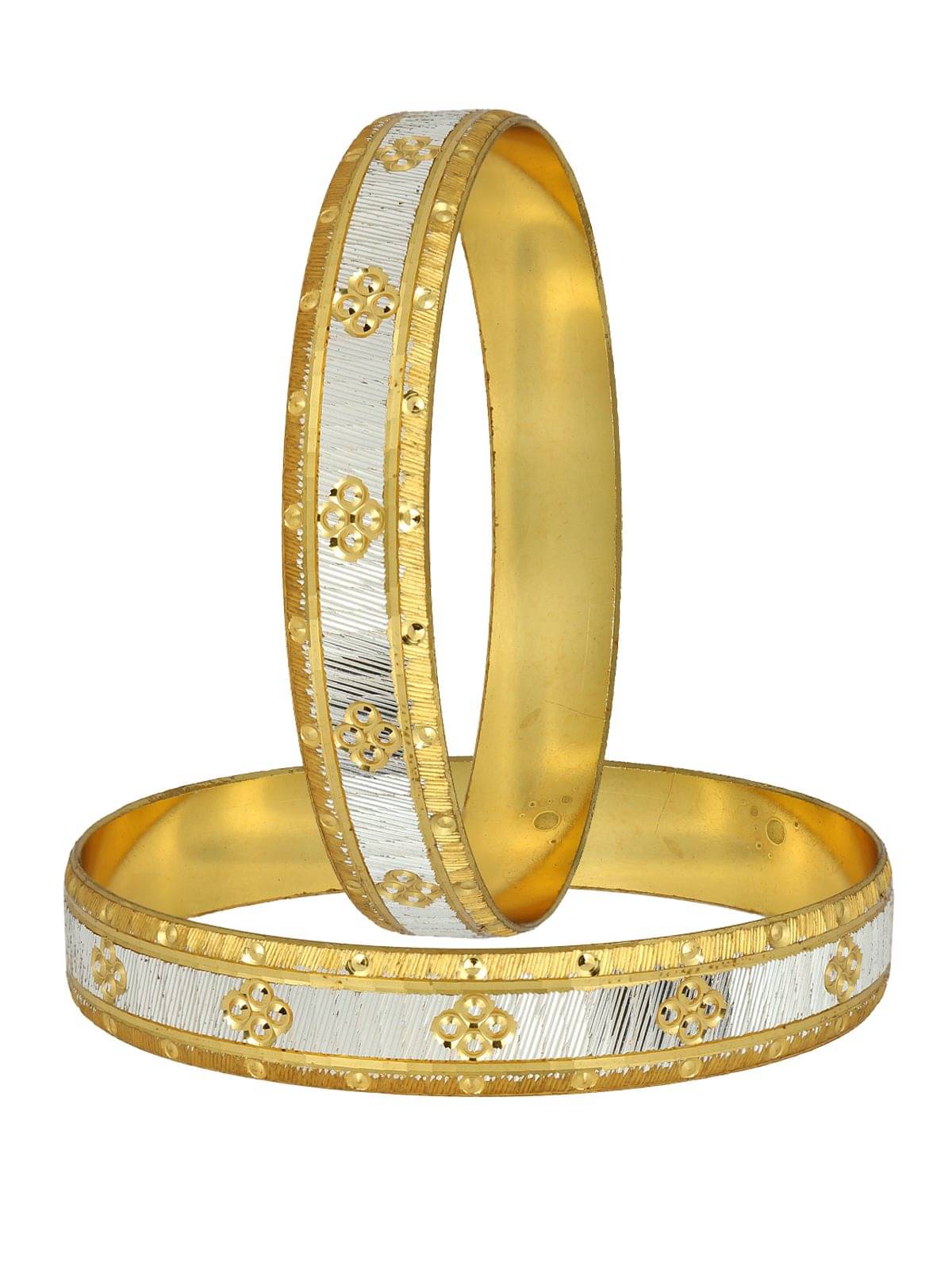 The Jewelbox Golden Bangle - Set of 2 The Jewelbox Golden Bangle - Set of 2