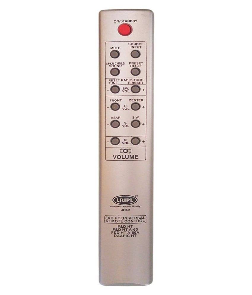     			MILLIMAX URC 25 TV Remote Compatible with F&d Hometheatre