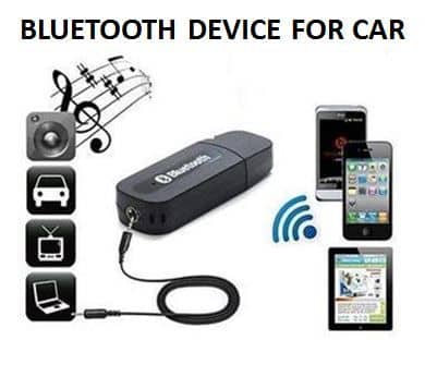 Car Bluetooth Receiver (USB) - Pair with Car Stereo, Music System, Home Theater System, Computer. Compatible with All Android & IOS Devices
