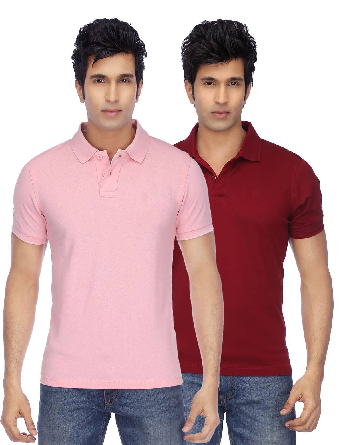 CONCEPTS Multicolor Slim Fit Polo T Shirt Pack of 2 CONCEPTS Multicolor Slim Fit Polo T Shirt Pack of 2