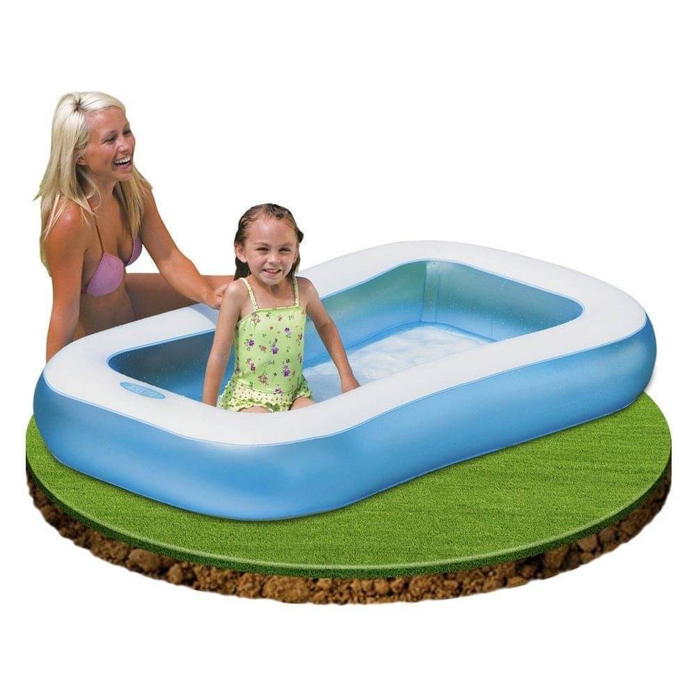     			Intex Inflatable Rectangular Pool - 5 Ft