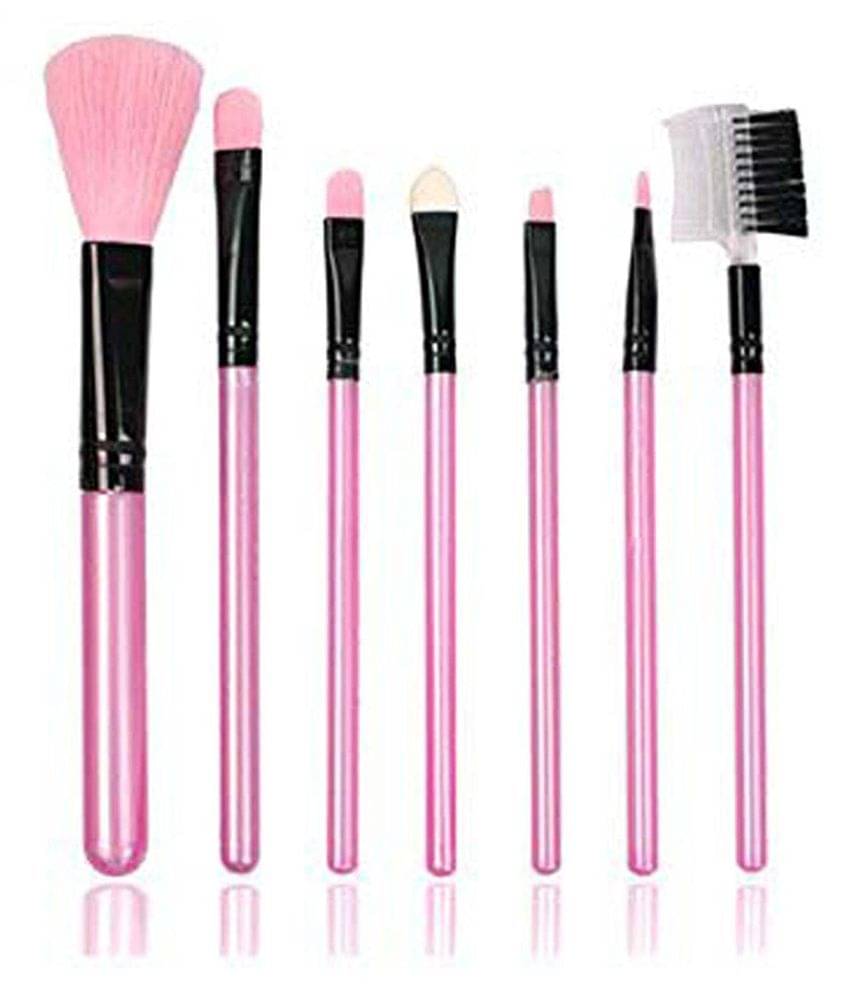 FOK Set of 7pc Premium Quality Complete Makeup Brush Kit Random Color Synthetic Blending,Dust off Powder g Pcs FOK Set of 7pc Premium Quality Complete Makeup Brush Kit Random Color Synthetic Blending,Dust off Powder g Pcs