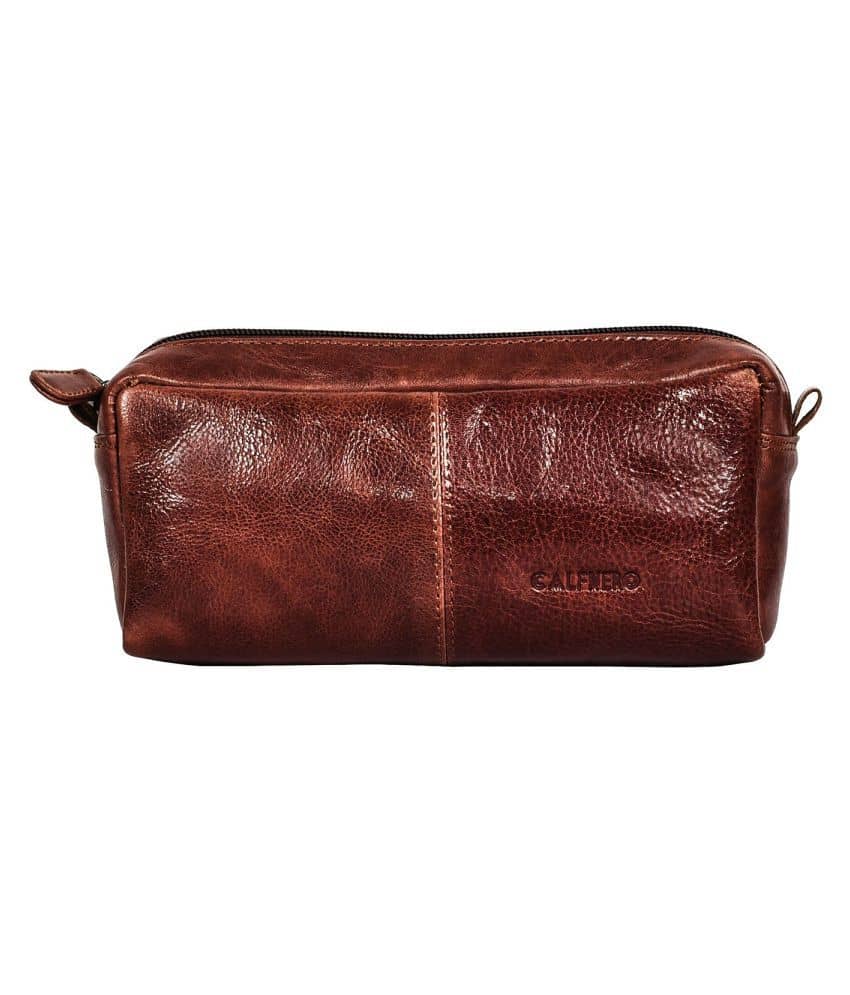 Calfnero Genuine Leather Pen Case
