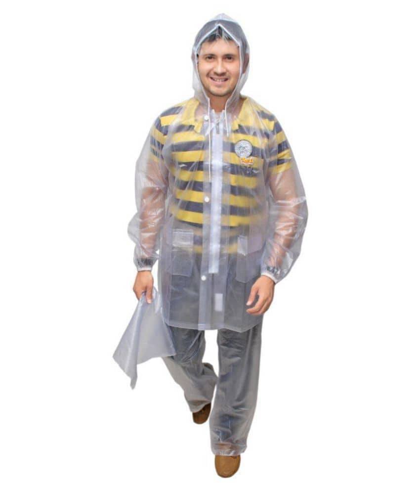 Goodluck White Rain Coat