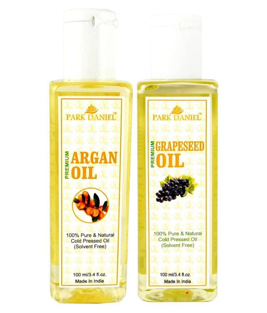     			Park Daniel Premium Argan and Grapeseed oil(200 ml) 100 ml Pack of 2