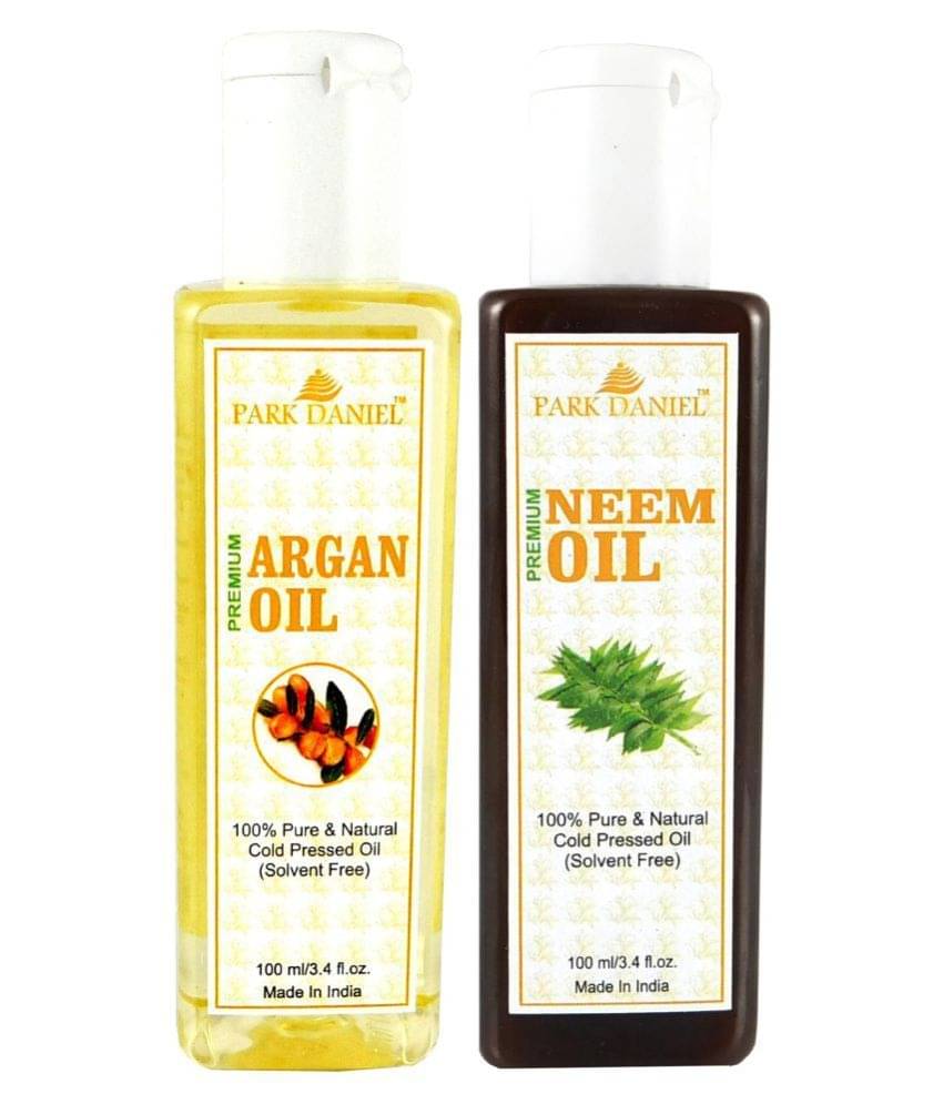 Park Daniel Premium Argan oil & Neem oil(200 ml) 100 ml Pack of 2     			Park Daniel Premium Argan oil & Neem oil(200 ml) 100 ml Pack of 2