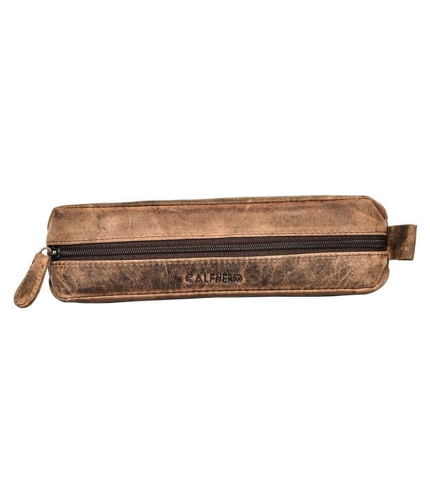 Calfnero Genuine Leather Pen Case