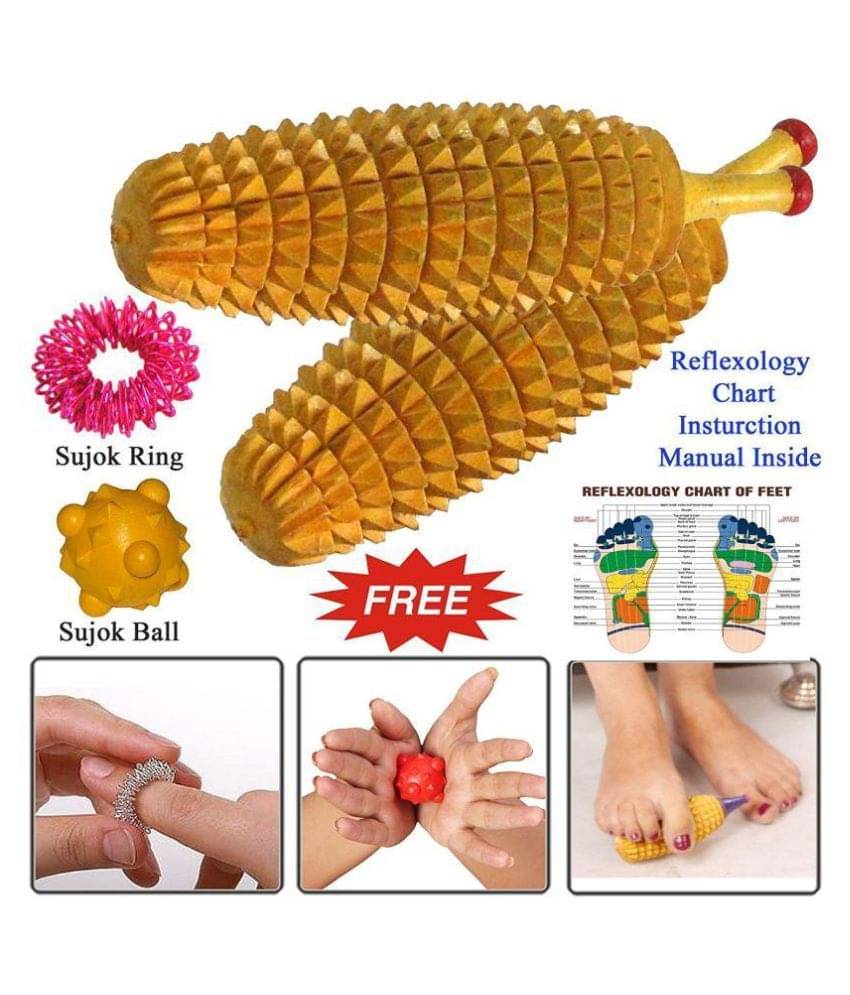 AHCS Wooden Ancient Accupressure Spiked Hand Massager Set of 2 Pcs AHCS Wooden Ancient Accupressure Spiked Hand Massager Set of 2 Pcs