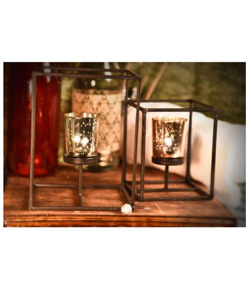 Hosley Black Metal Wall Sconce - Pack of 2