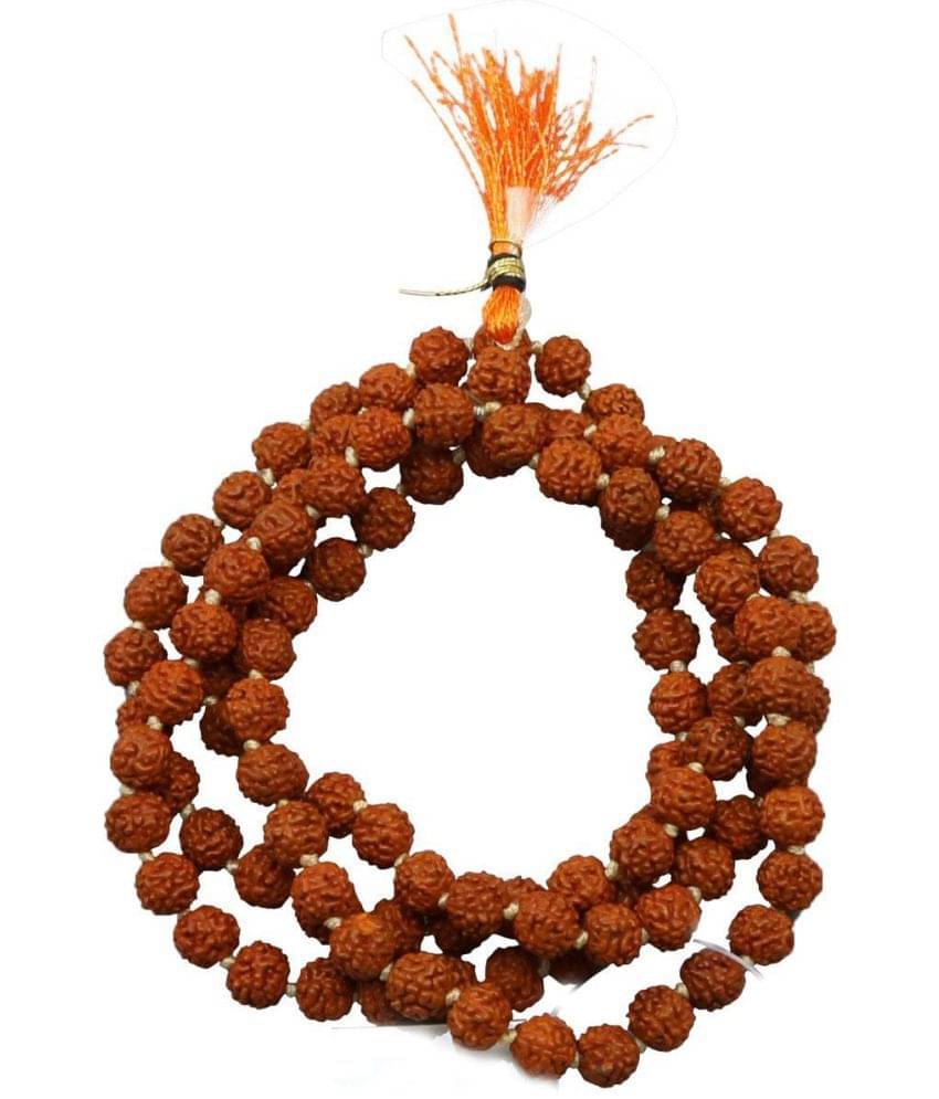     			Onnet Original Rudraksha Mala in 5 Mukhi Rudraksha 3 MM Small 108+1 Beads For Japa & Wearing