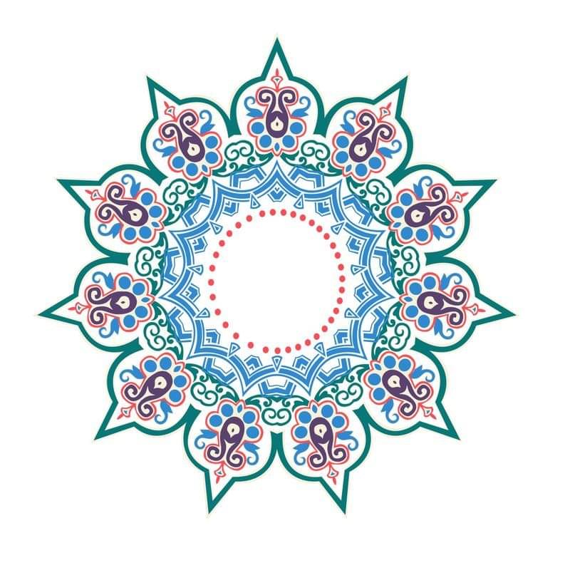    			Decor Villa Multicolour Paper Rangoli - Pack of 1
