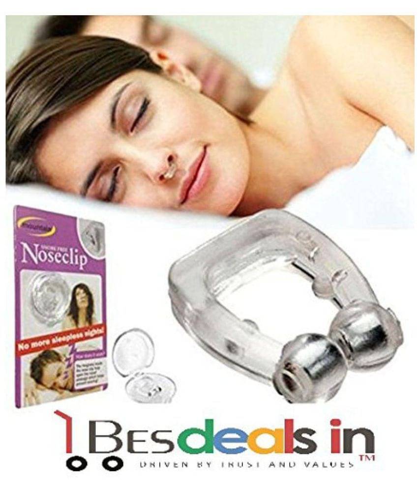     			Magnetic Anti Snore Stop Snoring Nose Clip Sleep Tray Sleeping Aid Apnea Guard Night Device with Case