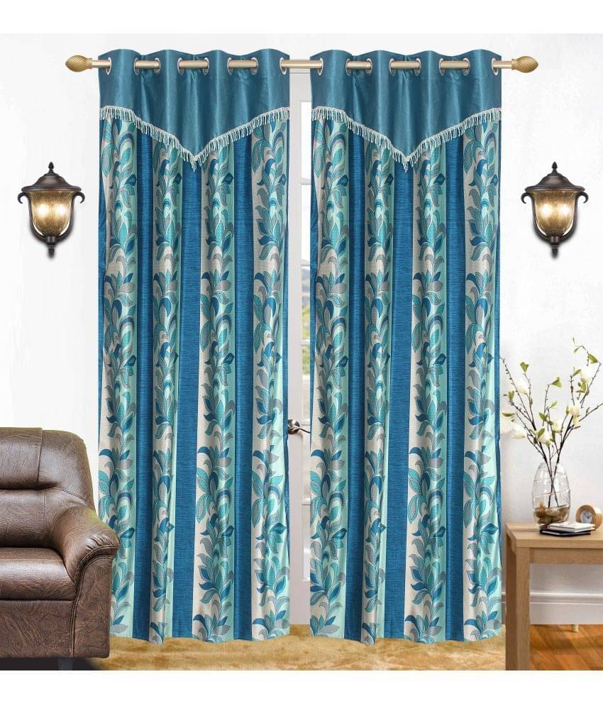 Stella Creations Set of 2 Door Eyelet Curtains Abstract Aqua Stella Creations Set of 2 Door Eyelet Curtains Abstract Aqua